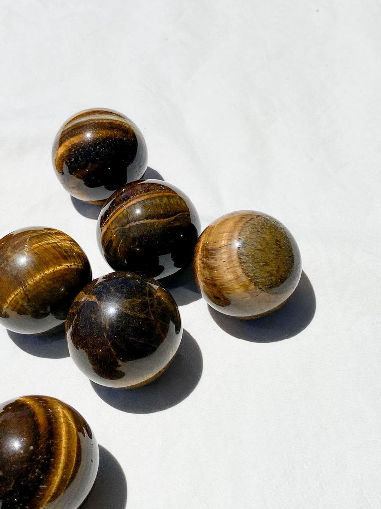 Tiger Eye Sphere | Medium - Unearthed Crystals