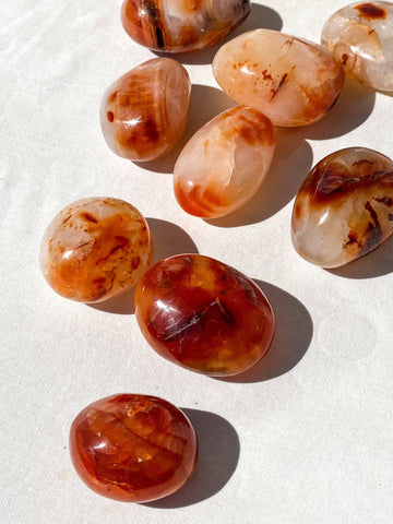 Carnelian Palm Stone | Small - Unearthed Crystals