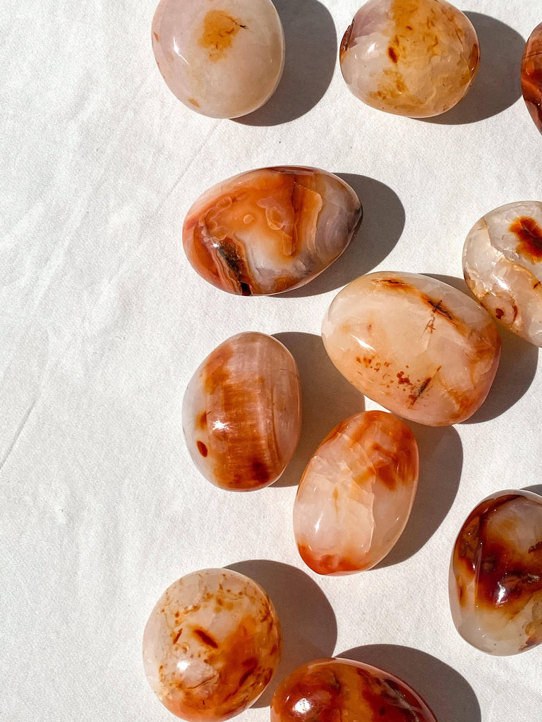 Carnelian Palm Stone | Small - Unearthed Crystals
