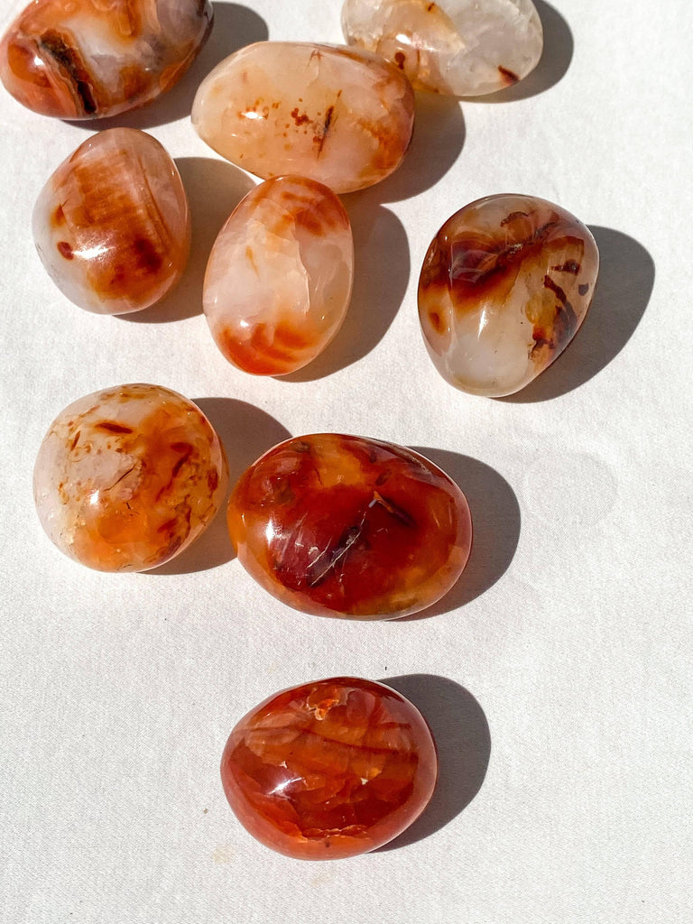 Carnelian Palm Stone | Small - Unearthed Crystals