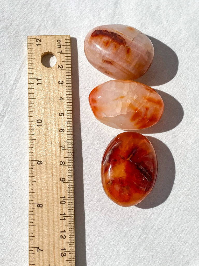 Carnelian Palm Stone | Small - Unearthed Crystals