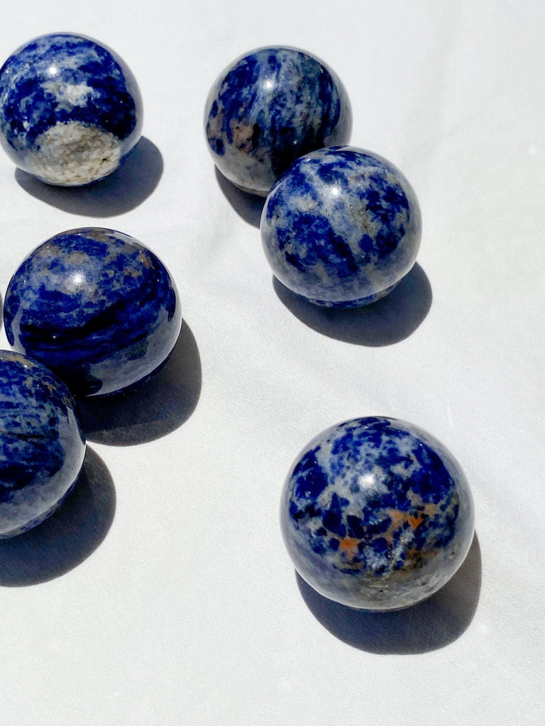 Sodalite Sphere | Small - Unearthed Crystals