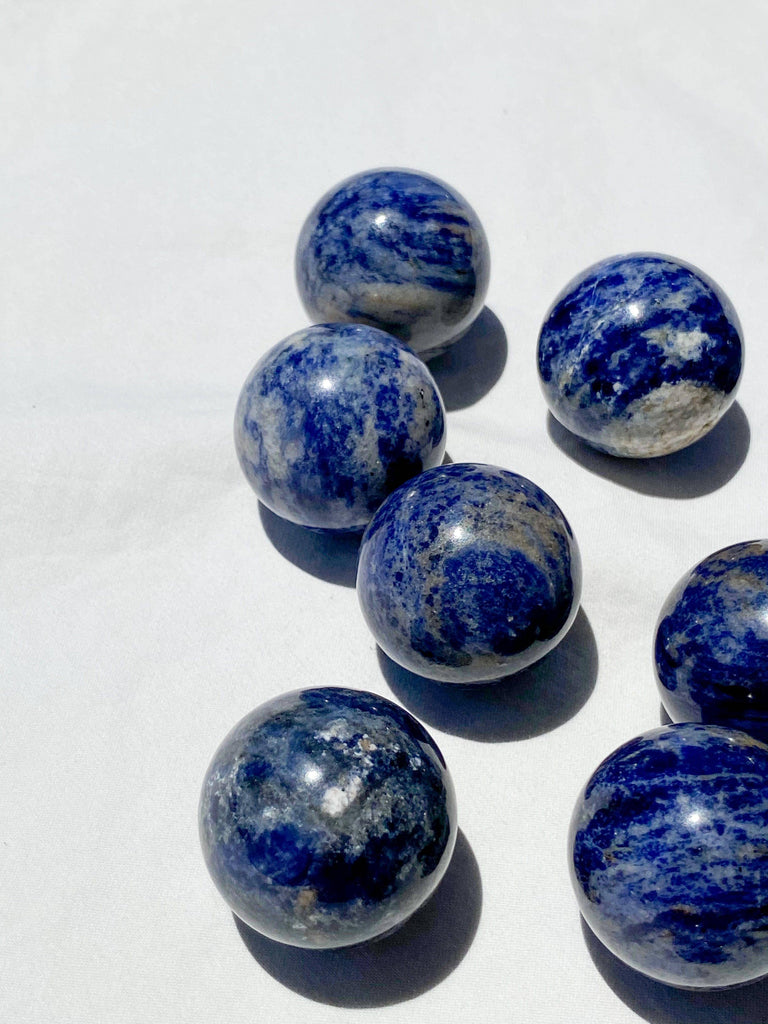 Sodalite Sphere | Small - Unearthed Crystals