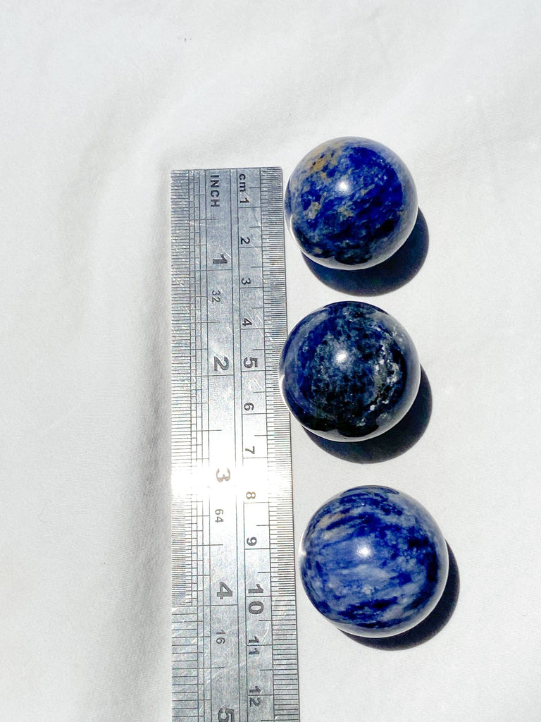Sodalite Sphere | Small - Unearthed Crystals