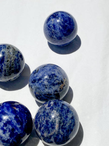 Sodalite Sphere | Medium - Unearthed Crystals