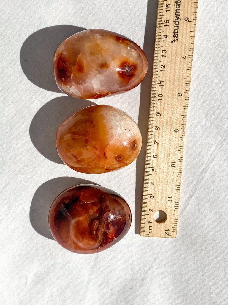 Carnelian Palm Stone | Large - Unearthed Crystals