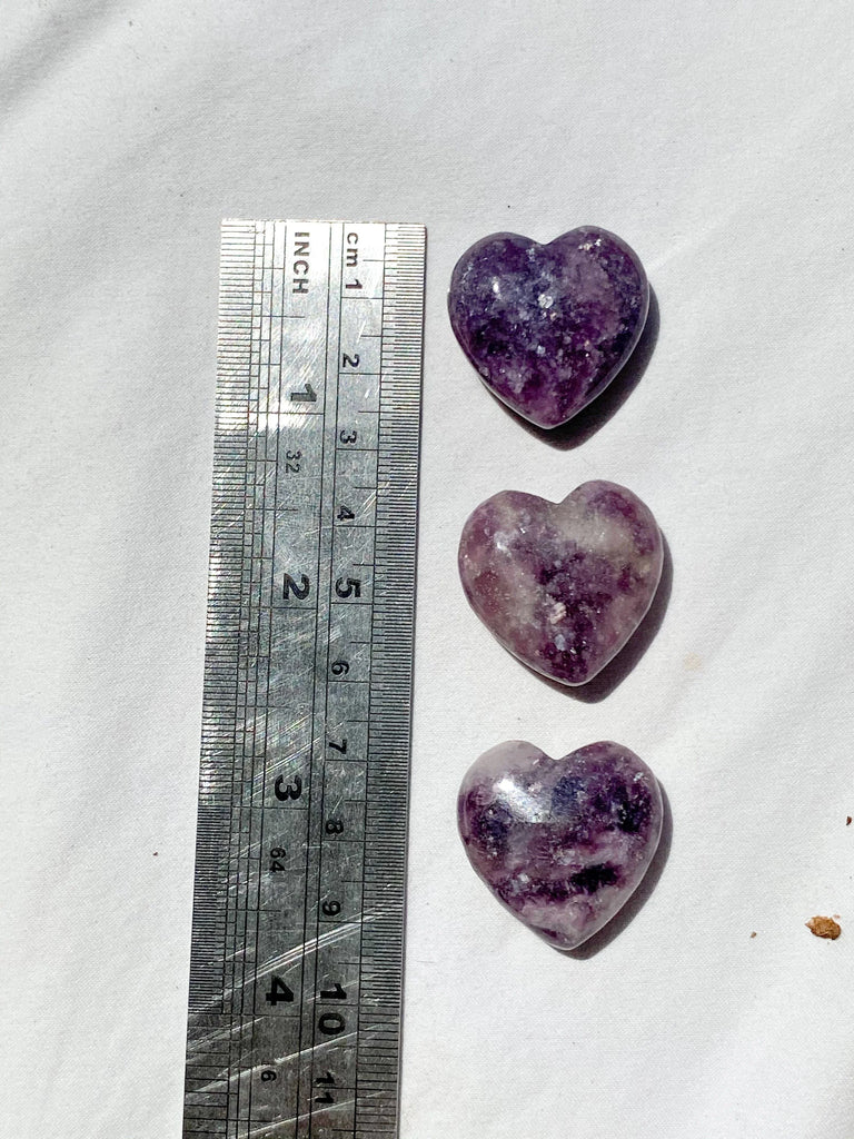 Lepidolite Heart | Small - Unearthed Crystals