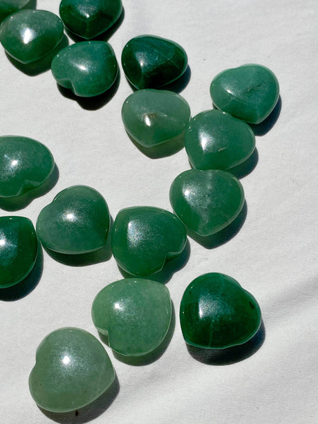 Green Aventurine Heart | Mini - Unearthed Crystals