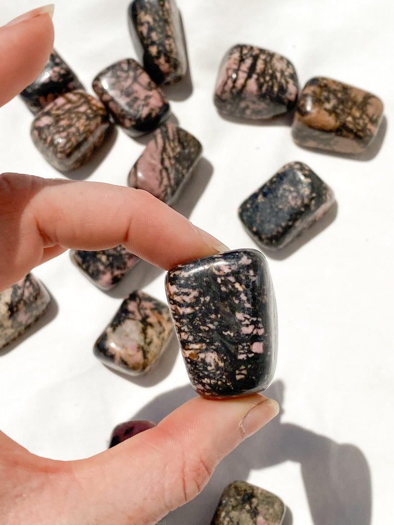 Rhodonite Freeform | Small - Unearthed Crystals