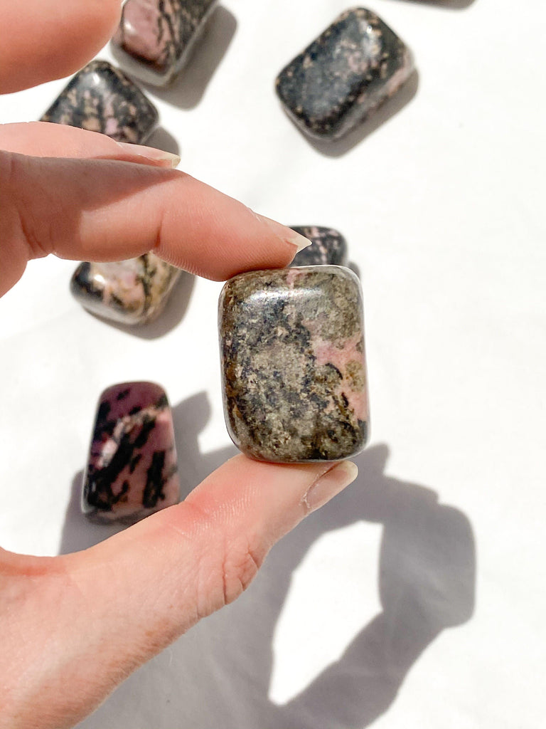 Rhodonite Freeform | Small - Unearthed Crystals
