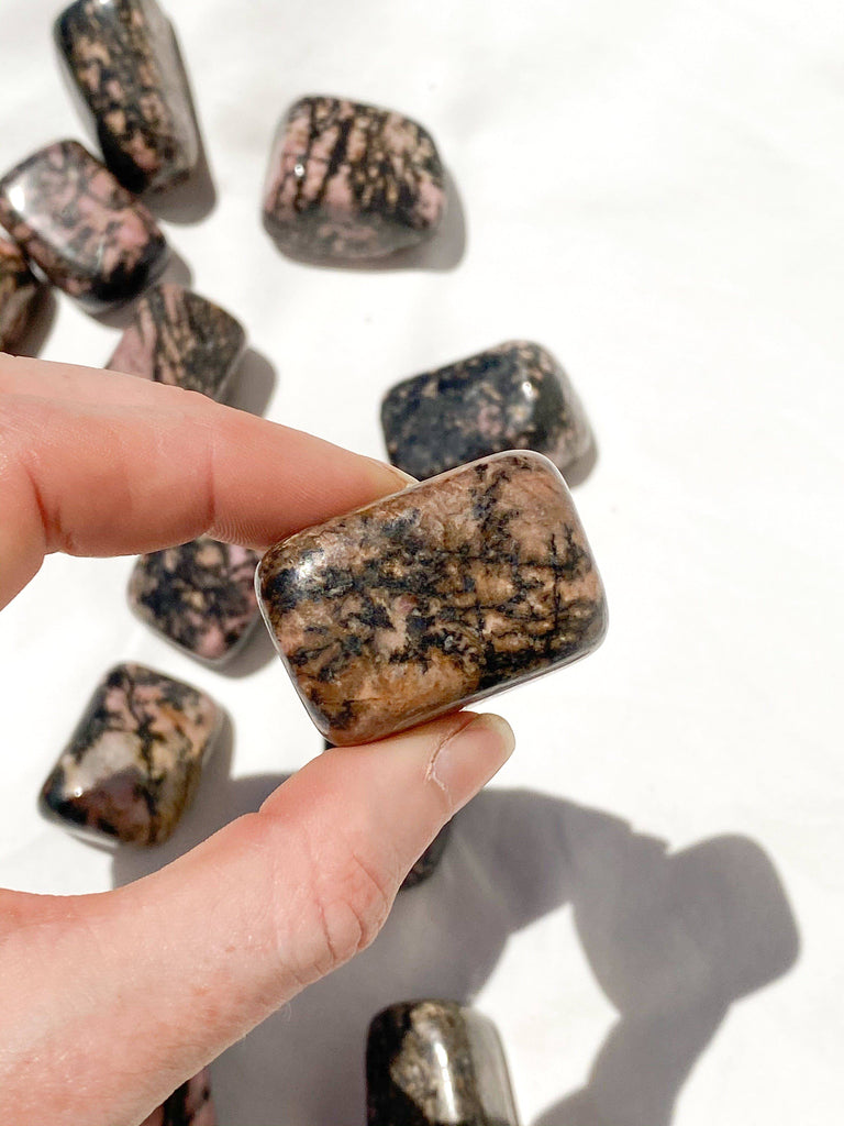 Rhodonite Freeform | Small - Unearthed Crystals