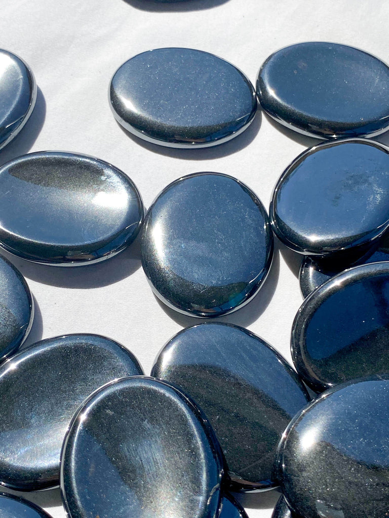 Hematite Worry Stone | Large - Unearthed Crystals