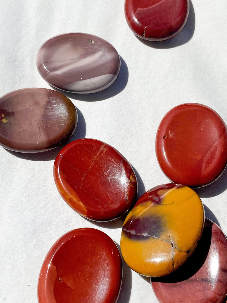 Mookaite Jasper Worry Stone | Large - Unearthed Crystals