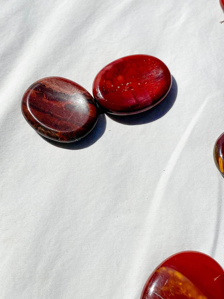 Mookaite Jasper Worry Stone | Large - Unearthed Crystals