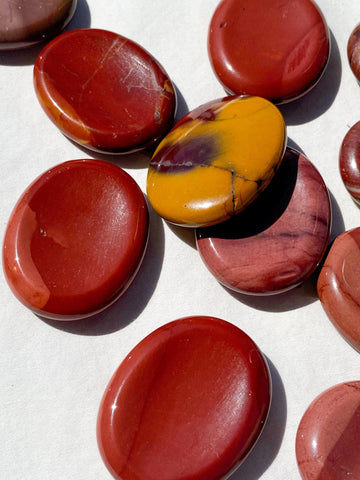 Mookaite Jasper Worry Stone | Large - Unearthed Crystals