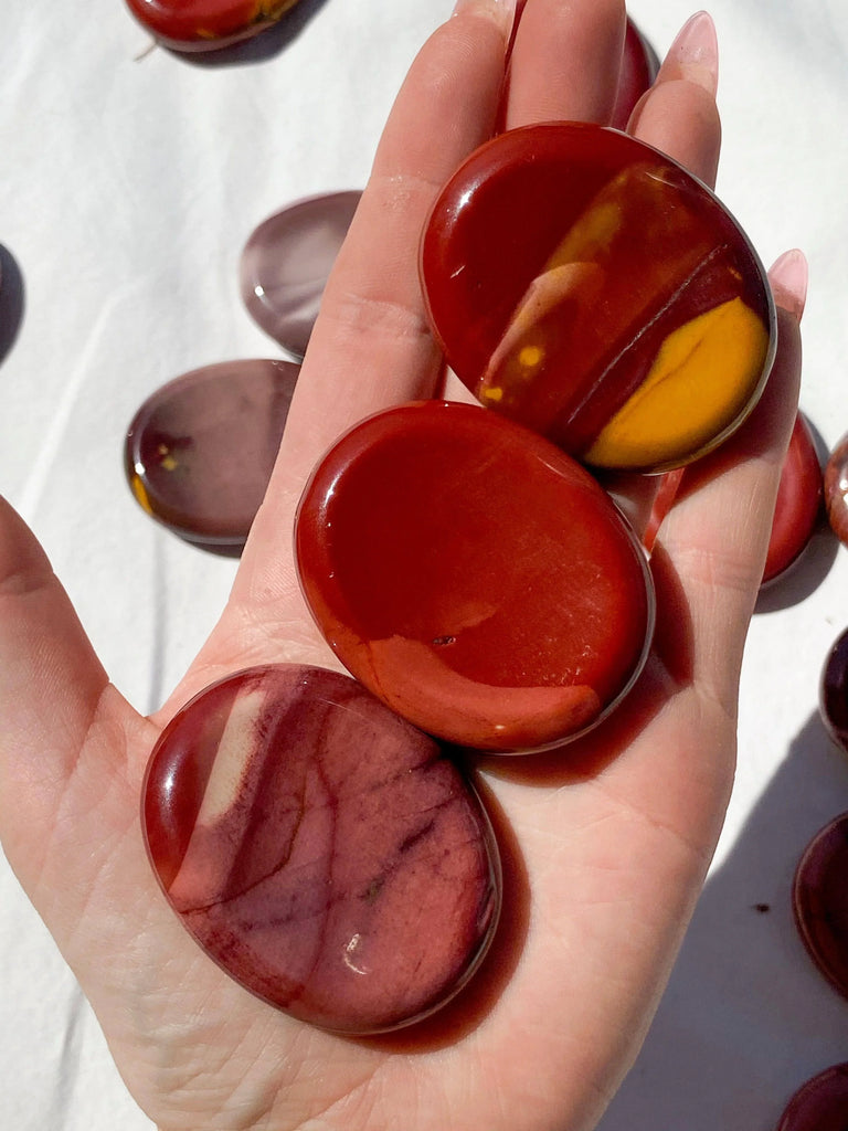 Mookaite Jasper Worry Stone | Large - Unearthed Crystals