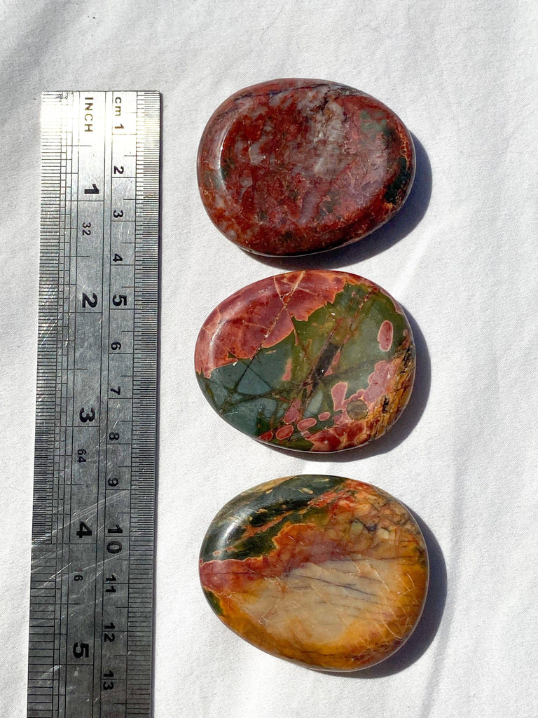 Cherry Creek Jasper Worry Stone | Large - Unearthed Crystals