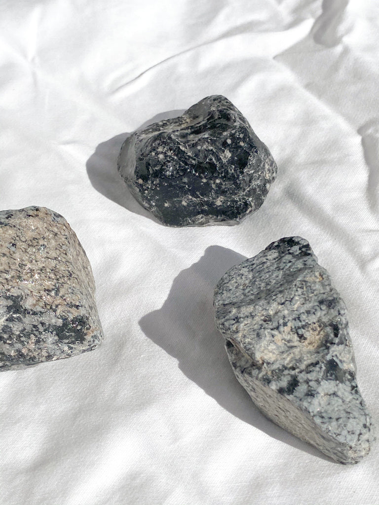 Snowflake Obsidian Rough  |  Medium - Unearthed Crystals