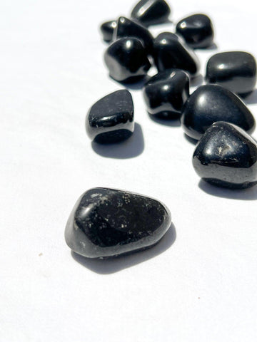 Black Tourmaline Tumbles | Large - Unearthed Crystals