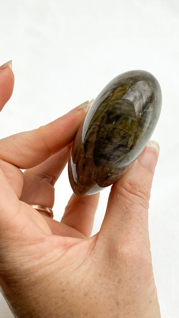 Labradorite Puffy Heart - Unearthed Crystals