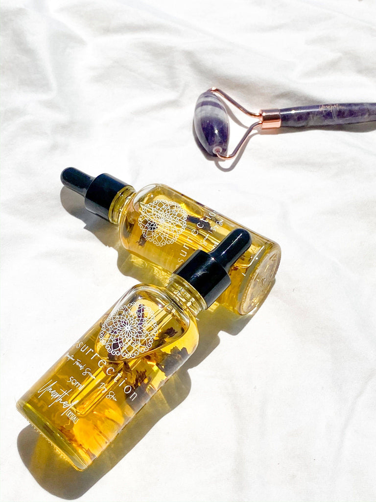 RESURRECTION // Moonstone Facial Serum | Dry Skin © - Unearthed Crystals