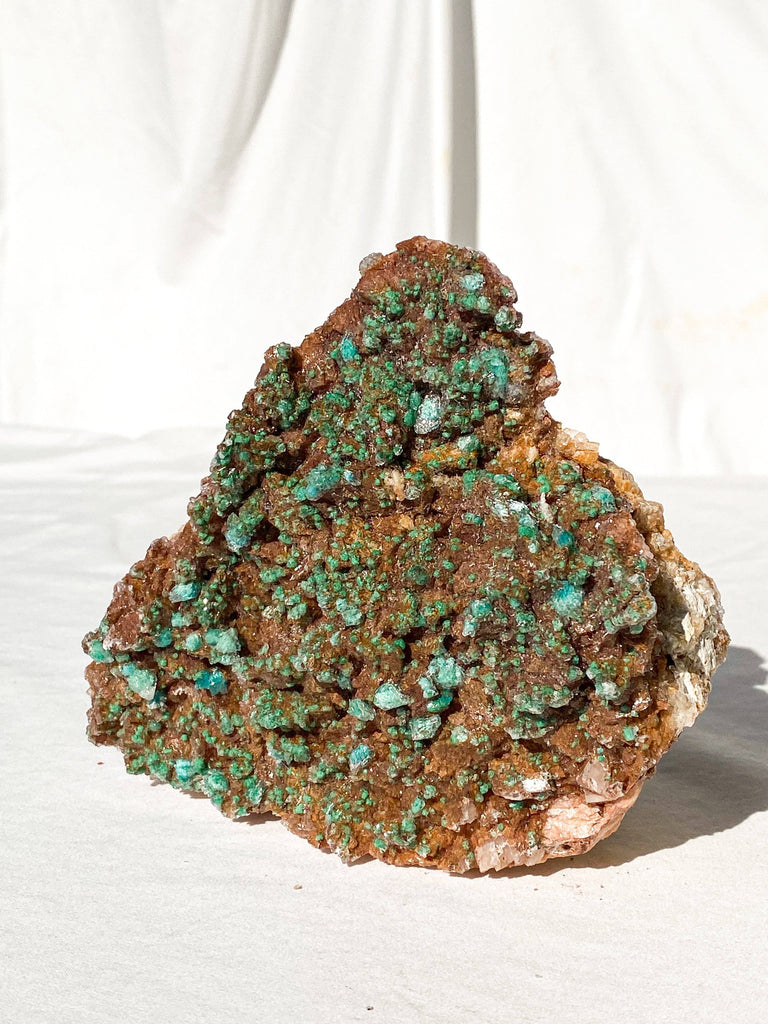 Dolomite + Malachite Specimen - Unearthed Crystals