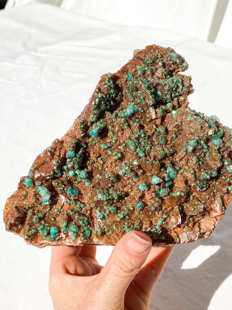 Dolomite + Malachite Specimen - Unearthed Crystals