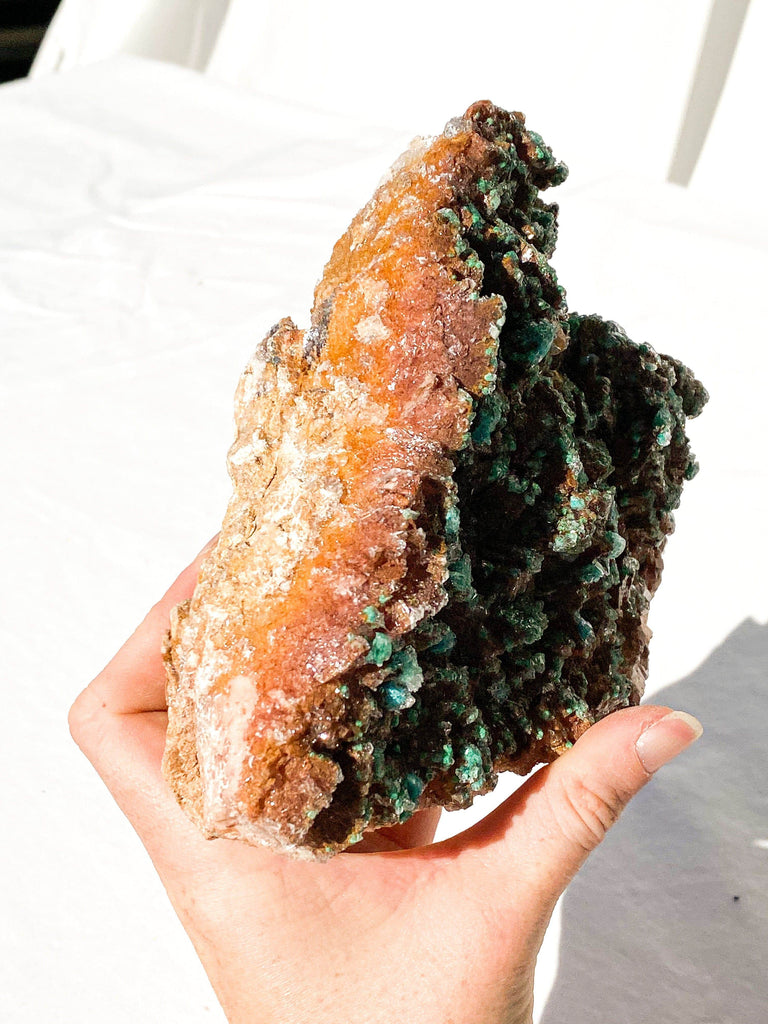 Dolomite + Malachite Specimen - Unearthed Crystals