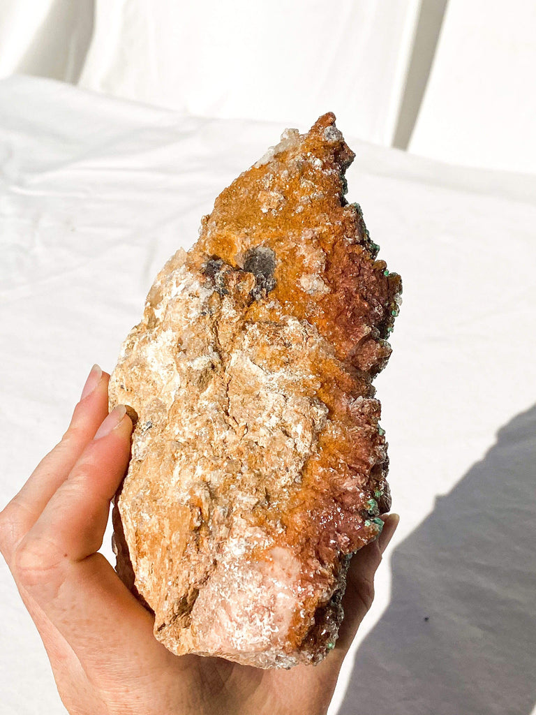 Dolomite + Malachite Specimen - Unearthed Crystals