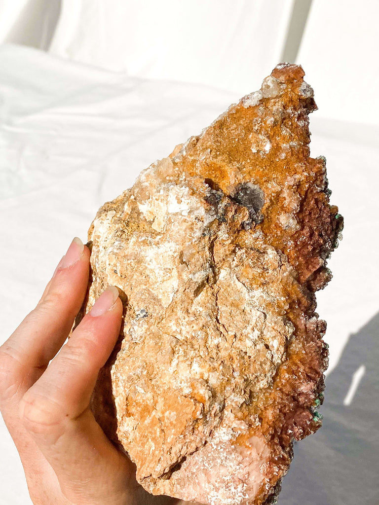Dolomite + Malachite Specimen - Unearthed Crystals