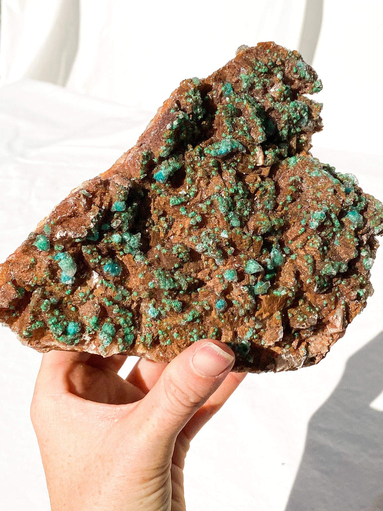 Dolomite + Malachite Specimen - Unearthed Crystals