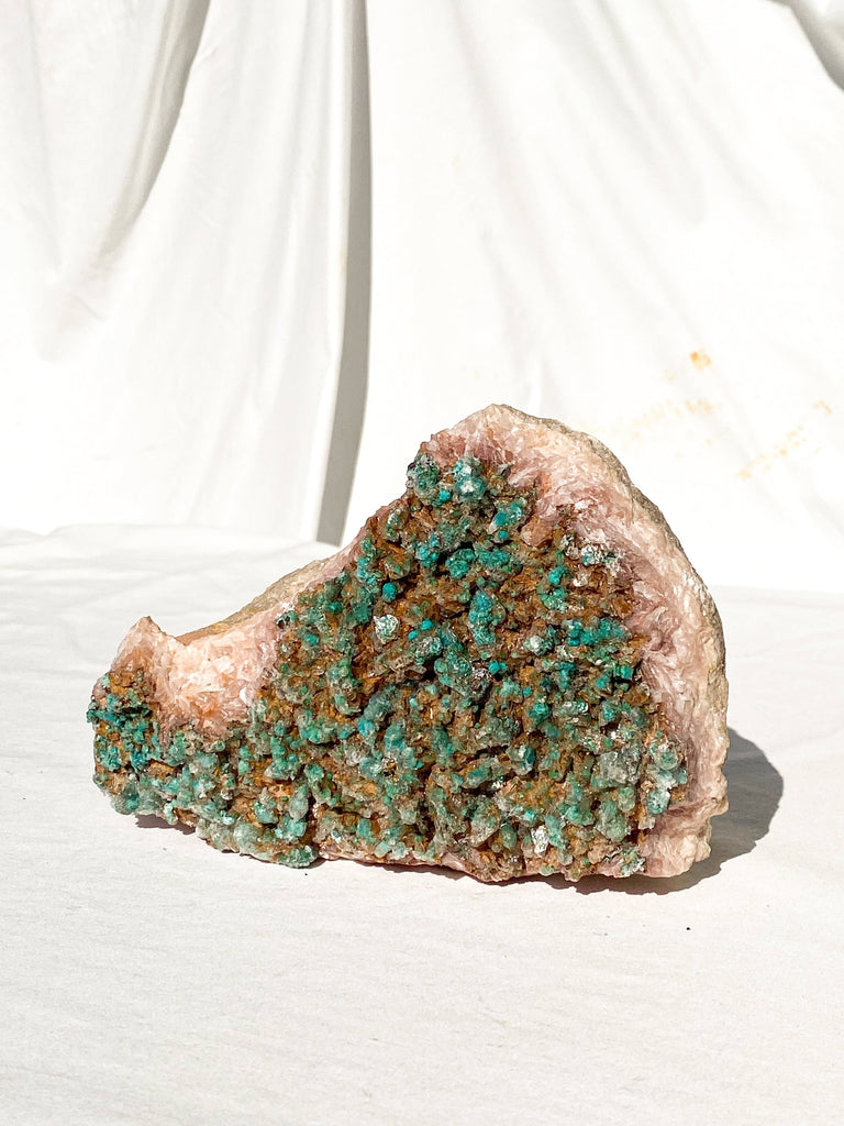 Dolomite + Malachite Specimen - Unearthed Crystals