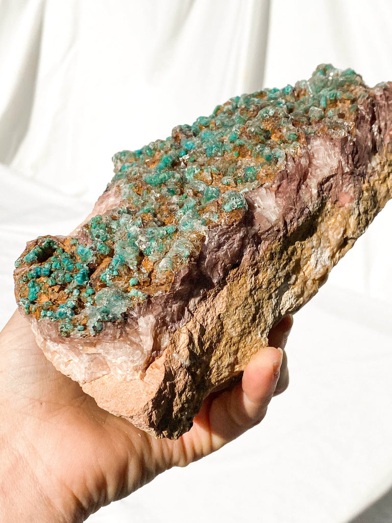 Dolomite + Malachite Specimen - Unearthed Crystals