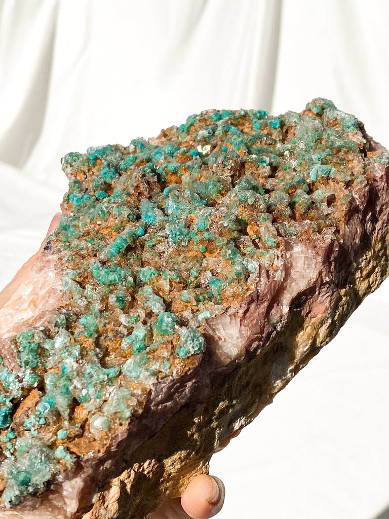 Dolomite + Malachite Specimen - Unearthed Crystals