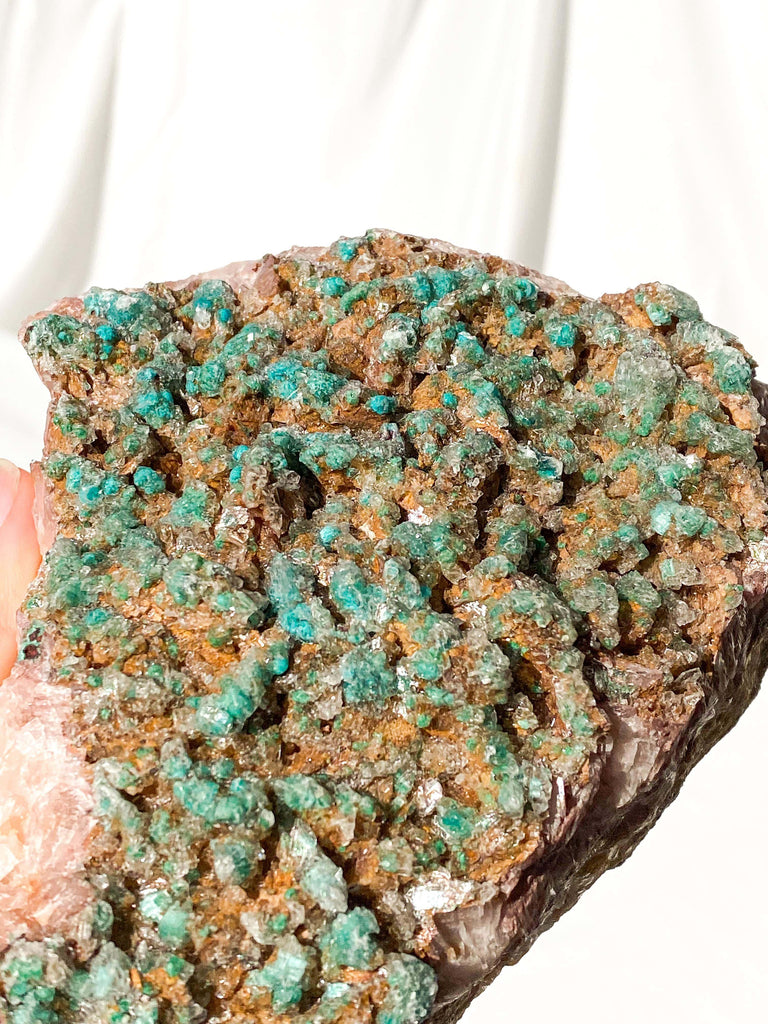 Dolomite + Malachite Specimen - Unearthed Crystals