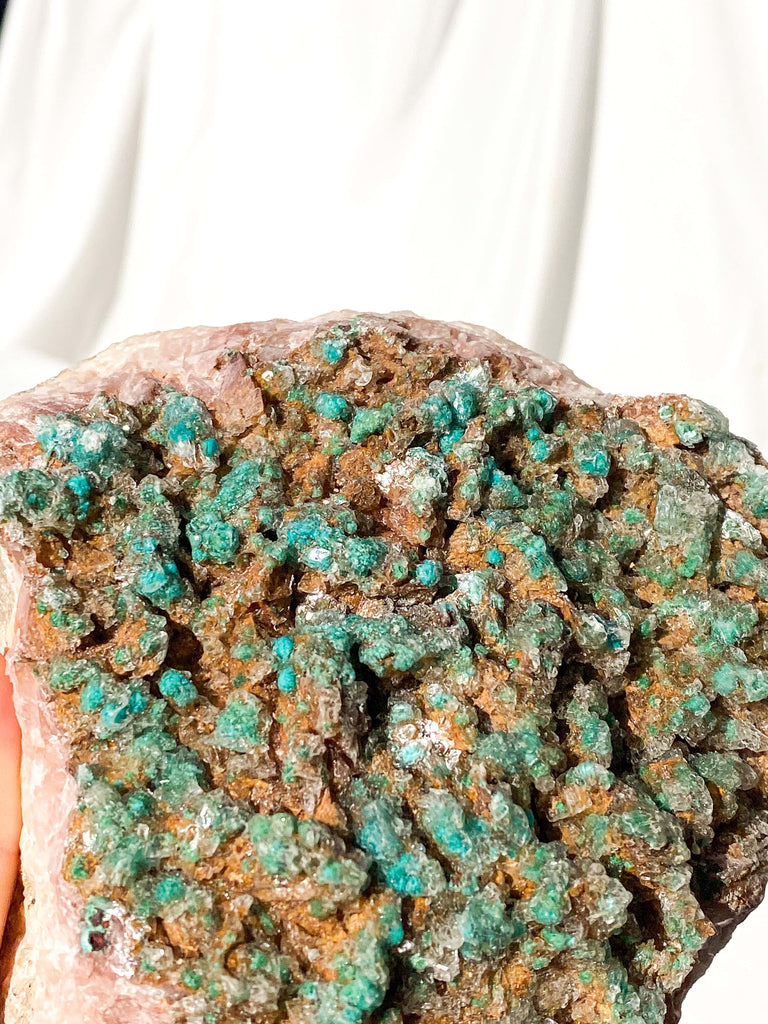 Dolomite + Malachite Specimen - Unearthed Crystals