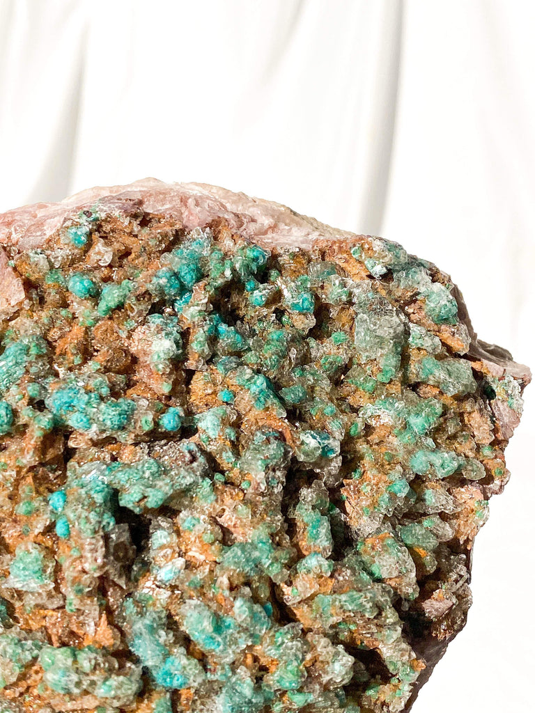Dolomite + Malachite Specimen - Unearthed Crystals