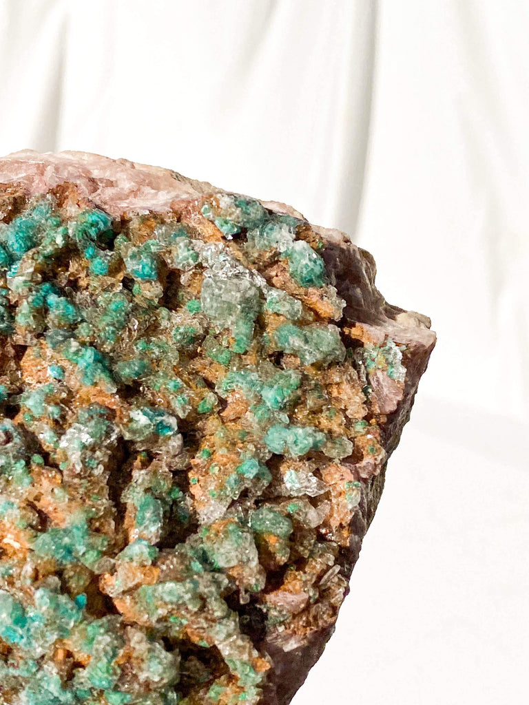Dolomite + Malachite Specimen - Unearthed Crystals