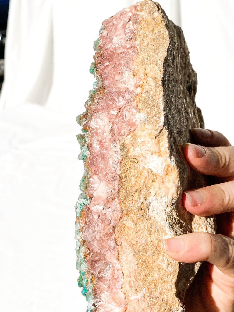 Dolomite + Malachite Specimen - Unearthed Crystals