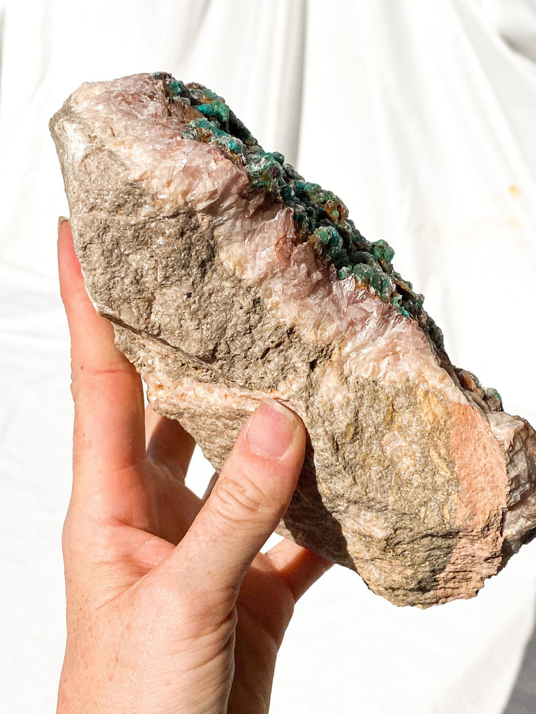 Dolomite + Malachite Specimen - Unearthed Crystals