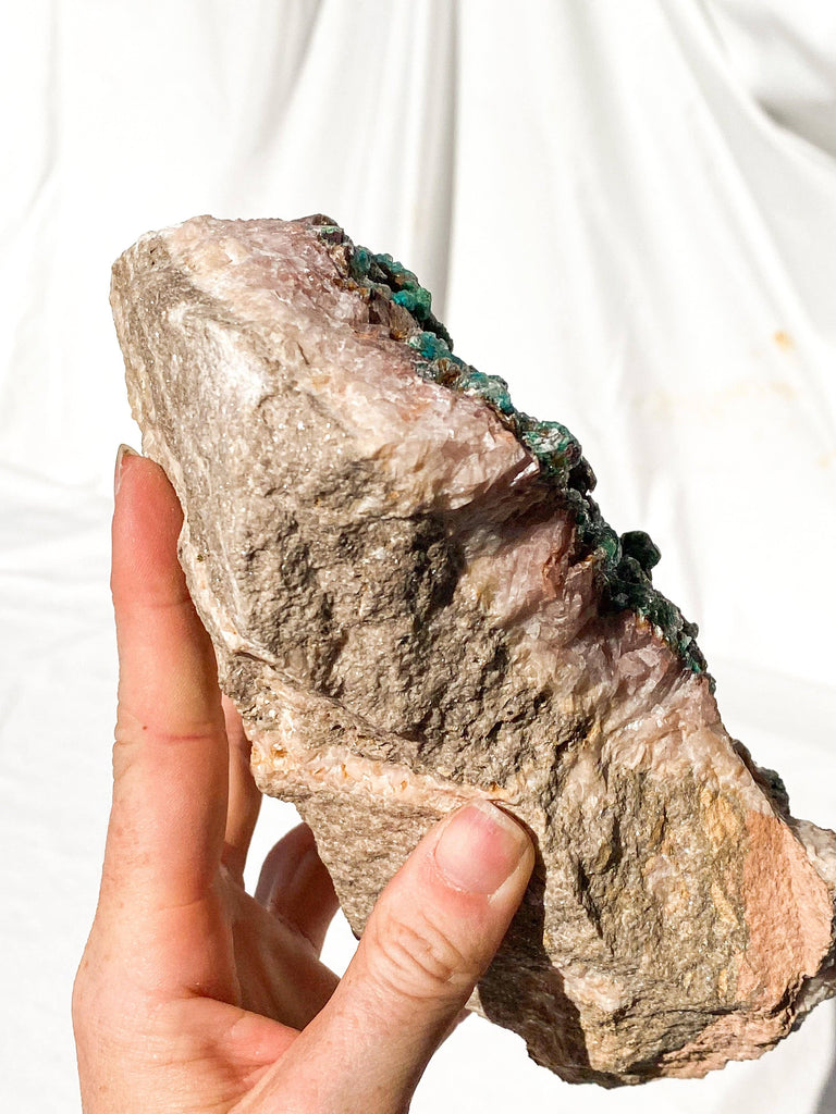 Dolomite + Malachite Specimen - Unearthed Crystals
