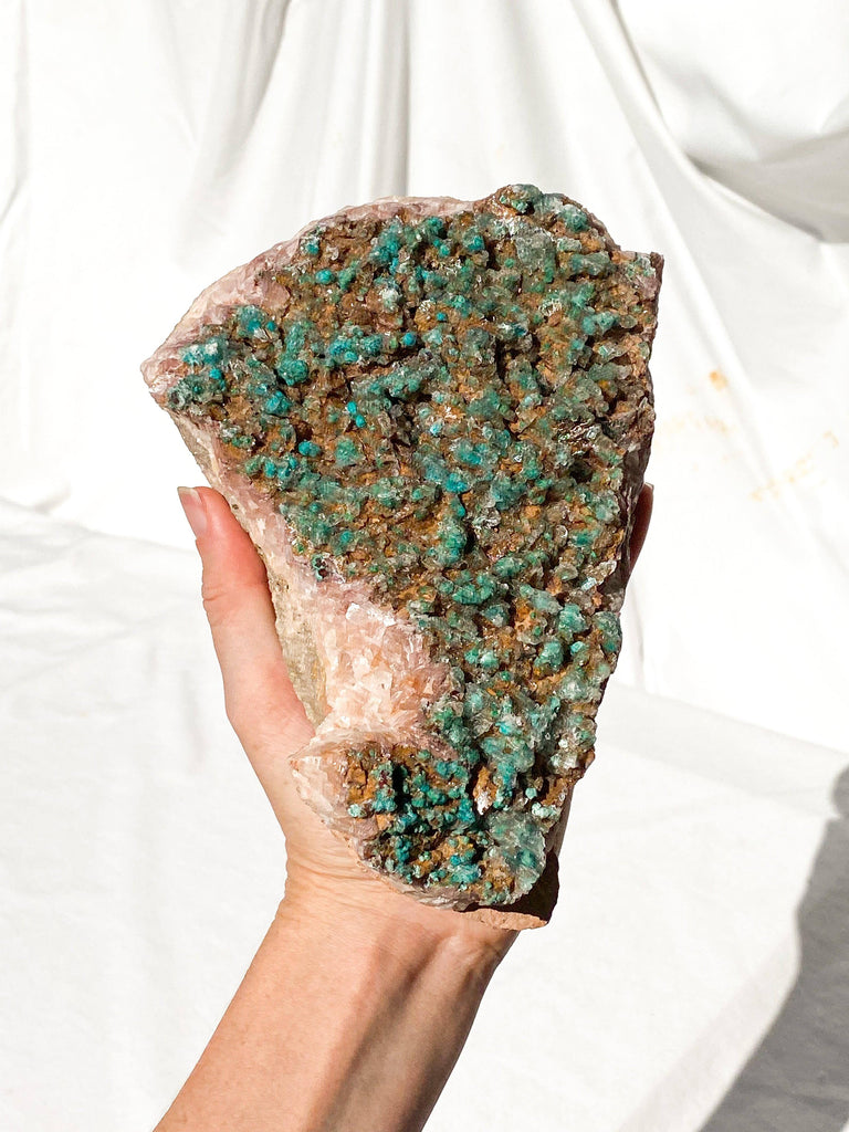 Dolomite + Malachite Specimen - Unearthed Crystals
