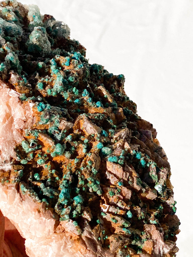 Dolomite + Malachite Specimen - Unearthed Crystals