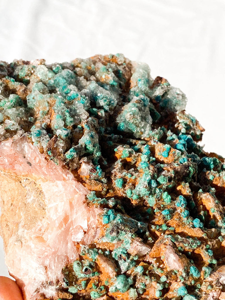 Dolomite + Malachite Specimen - Unearthed Crystals