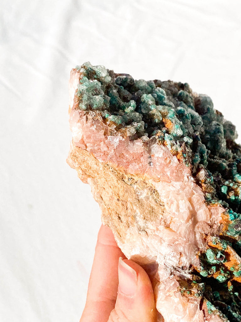 Dolomite + Malachite Specimen - Unearthed Crystals