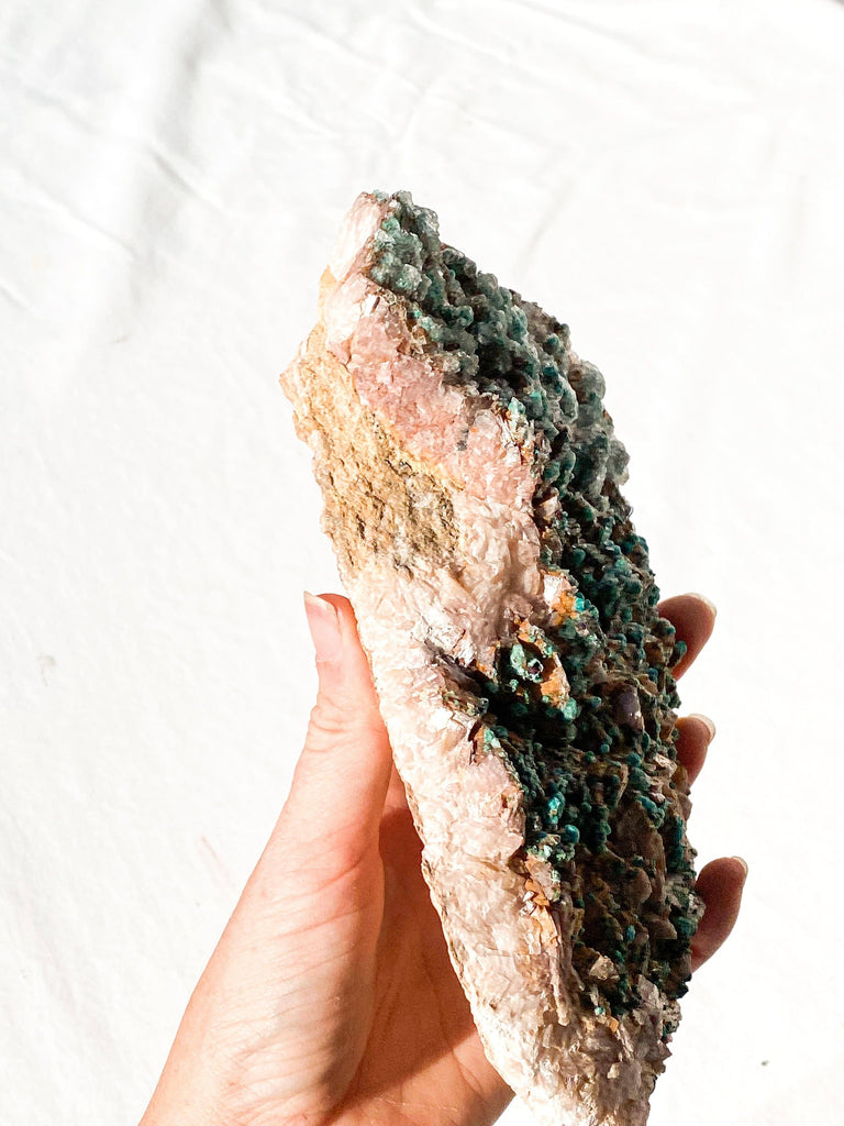 Dolomite + Malachite Specimen - Unearthed Crystals