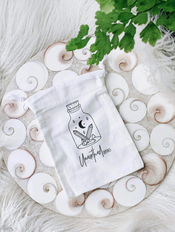Unearthed Drawstring Gift Bag | Small - Unearthed Crystals