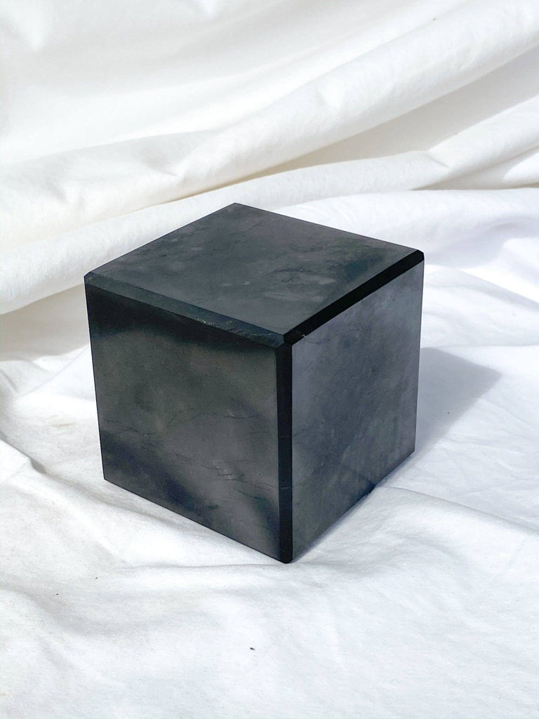 Shungite Cube | 80mm - Unearthed Crystals