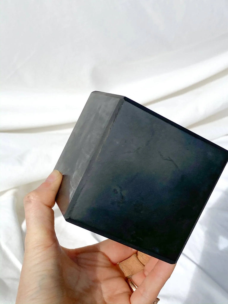 Shungite Cube | 80mm - Unearthed Crystals
