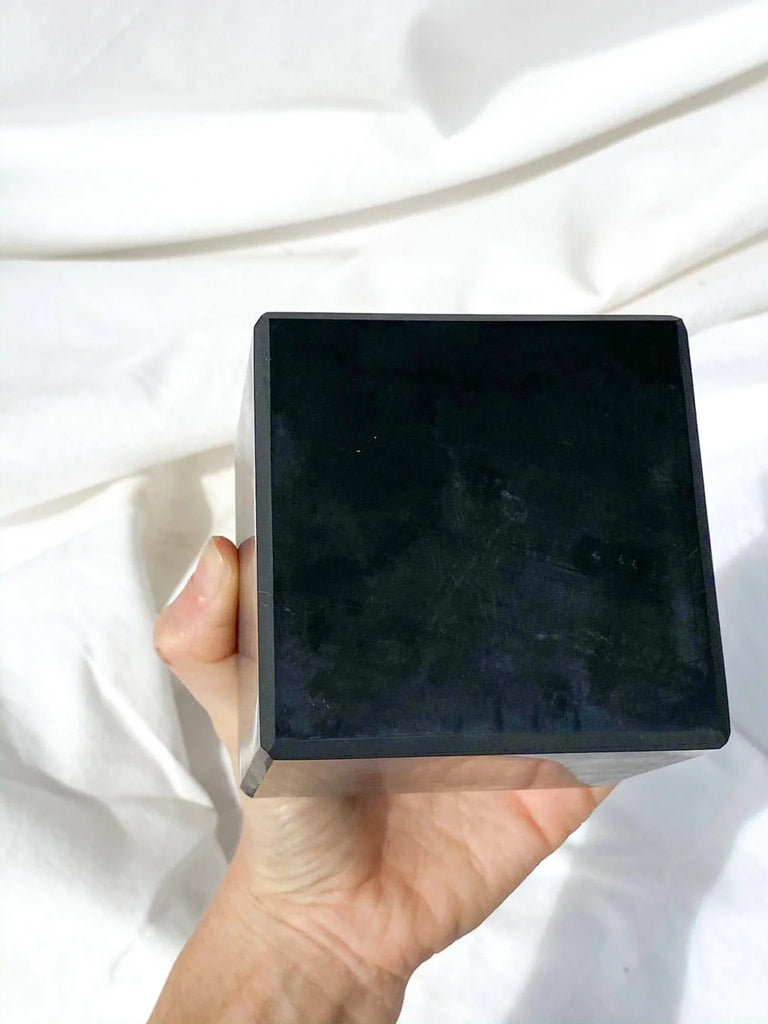 Shungite Cube | 80mm - Unearthed Crystals
